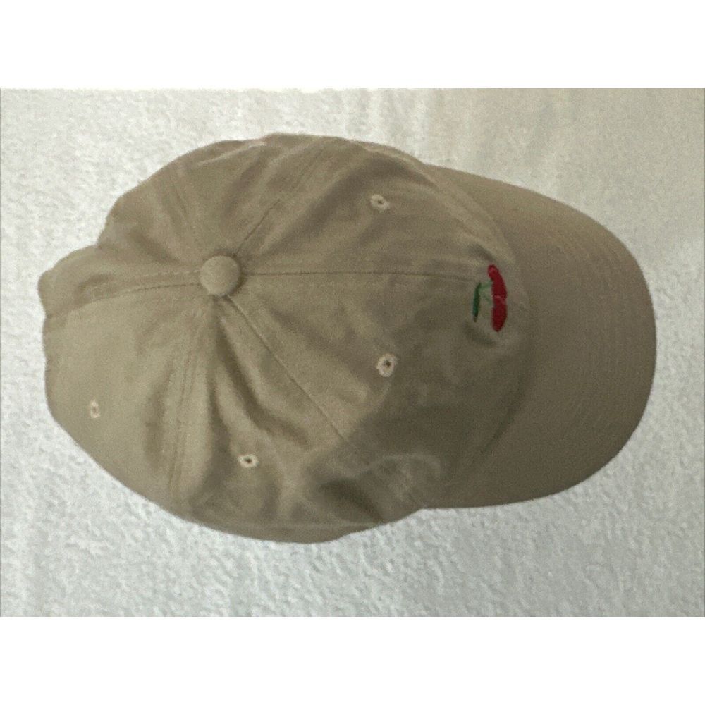 Cherries‎ Adjustable Hat Cap Brown Adult Size - Picture 5 of 8